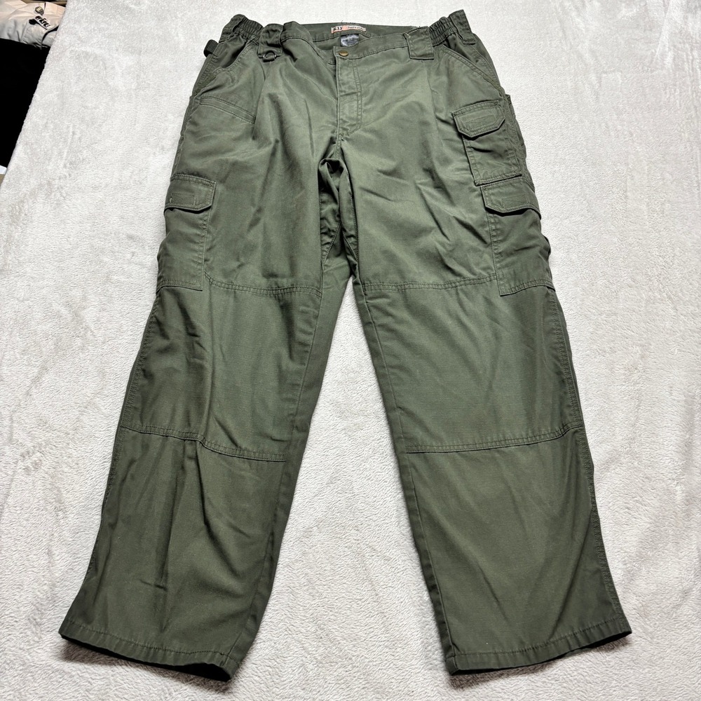 5.11 Tactical Taclite Pro Cargo Pants Mens 40x30 TDU Green Olive Ripstop EDC